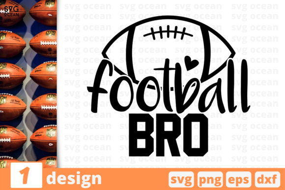Football Bro: A Designer’s Take on Stitching This Bold SVG