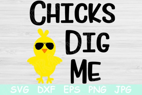 Review: Chicks Dig Me Boys Easter SVG for Embroidery