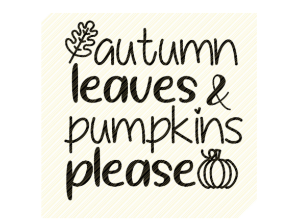 Reviewing Autumn Leaves and Pumpkin Please Graphic