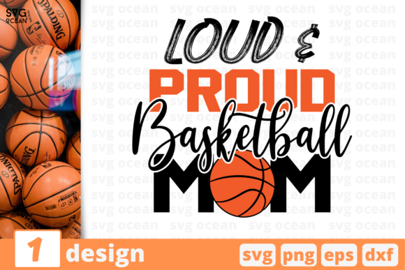 Reviewing Loud Proud Basketball Mom for Embroidery