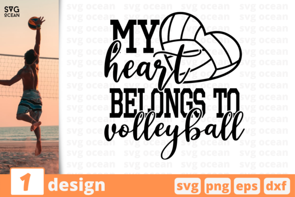 Reviewing My Heart Belongs to Volleyball for Embroidery