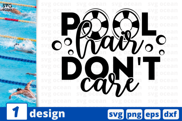Reviewing Pool Hair Don t Care Quote for Embroidery