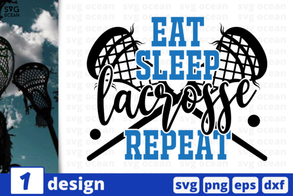 Reviewing the Eat Sleep Lacrosse Repeat Quote for Embroidery