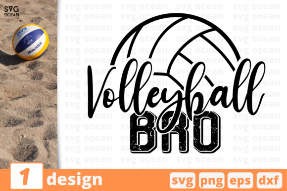 Volleyball Bro: A Designer’s Take on This SVG for Embroidery